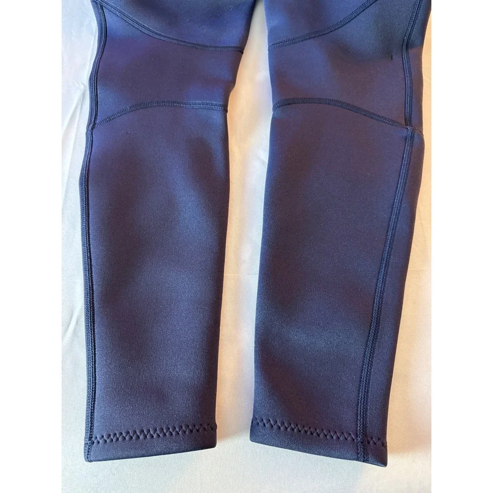 Seaskin 2mm Full Body Wetsuit Navy Blue Recyclable Series Front Zip Small Mens